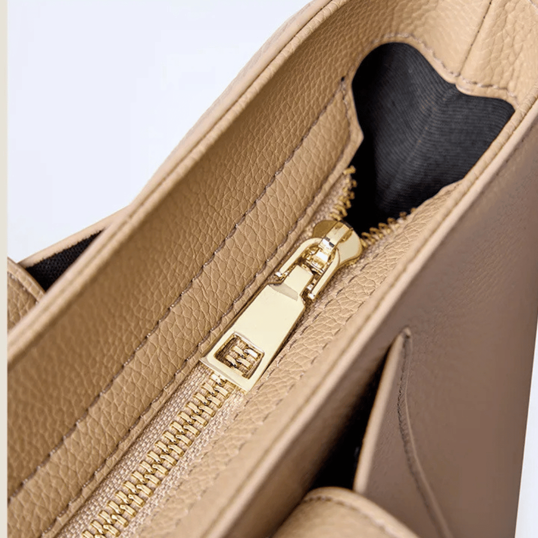 Sac à Main Porté Épaule Cuir Véritable - Klerba - Leather&Carry