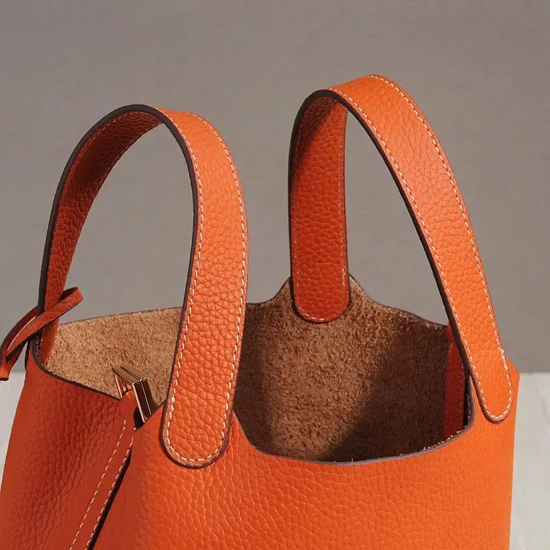 Charlène | Sac seau femme Leather&Carry