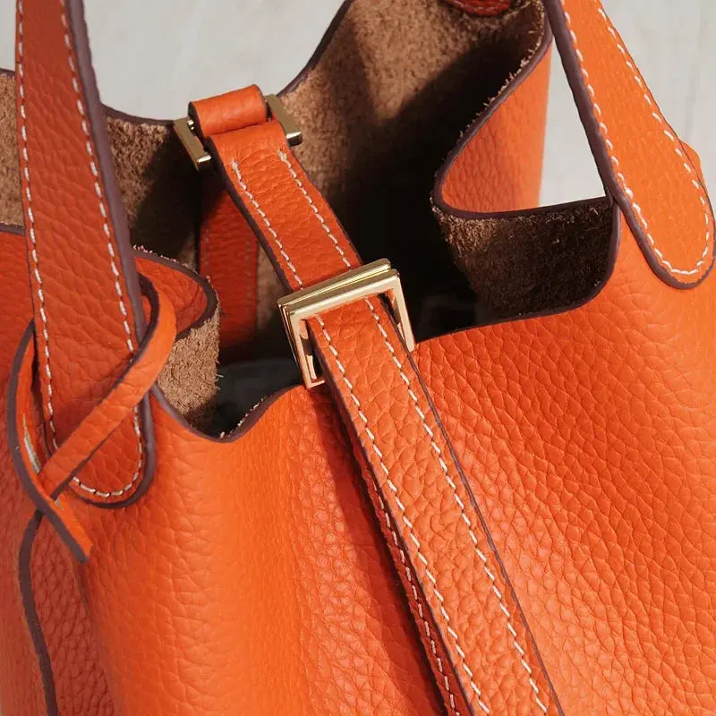 Charlène | Sac seau femme Leather&Carry