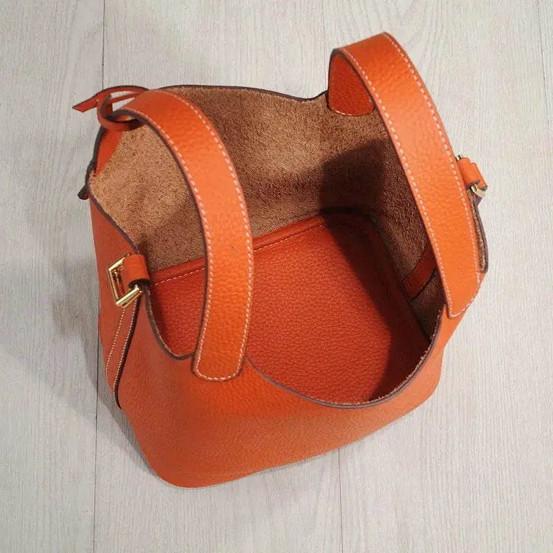 Charlène | Sac seau femme Leather&Carry