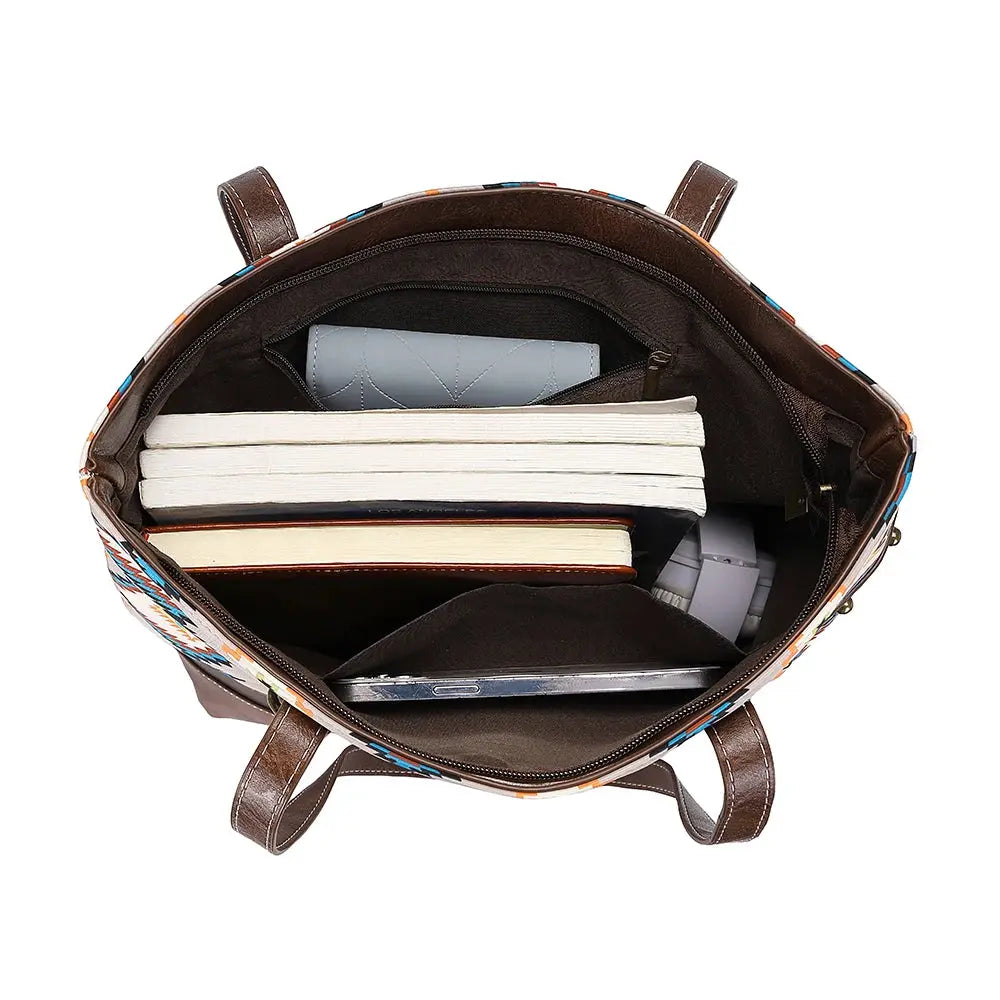 Dorly | Sac à main cabas motif Leather&Carry