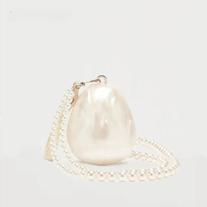 Farah | Sac à main perle forme oeuf Leather&Carry