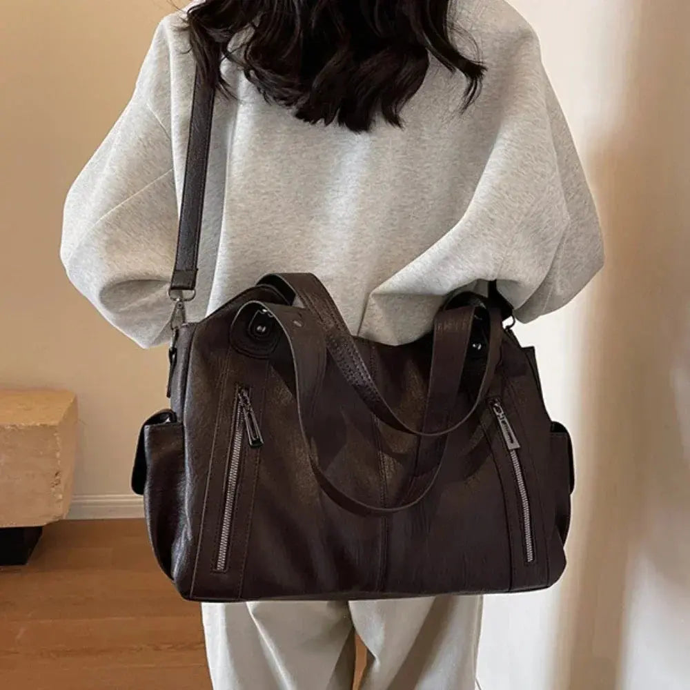 Iris | Sac à main cuir cabas Leather&Carry