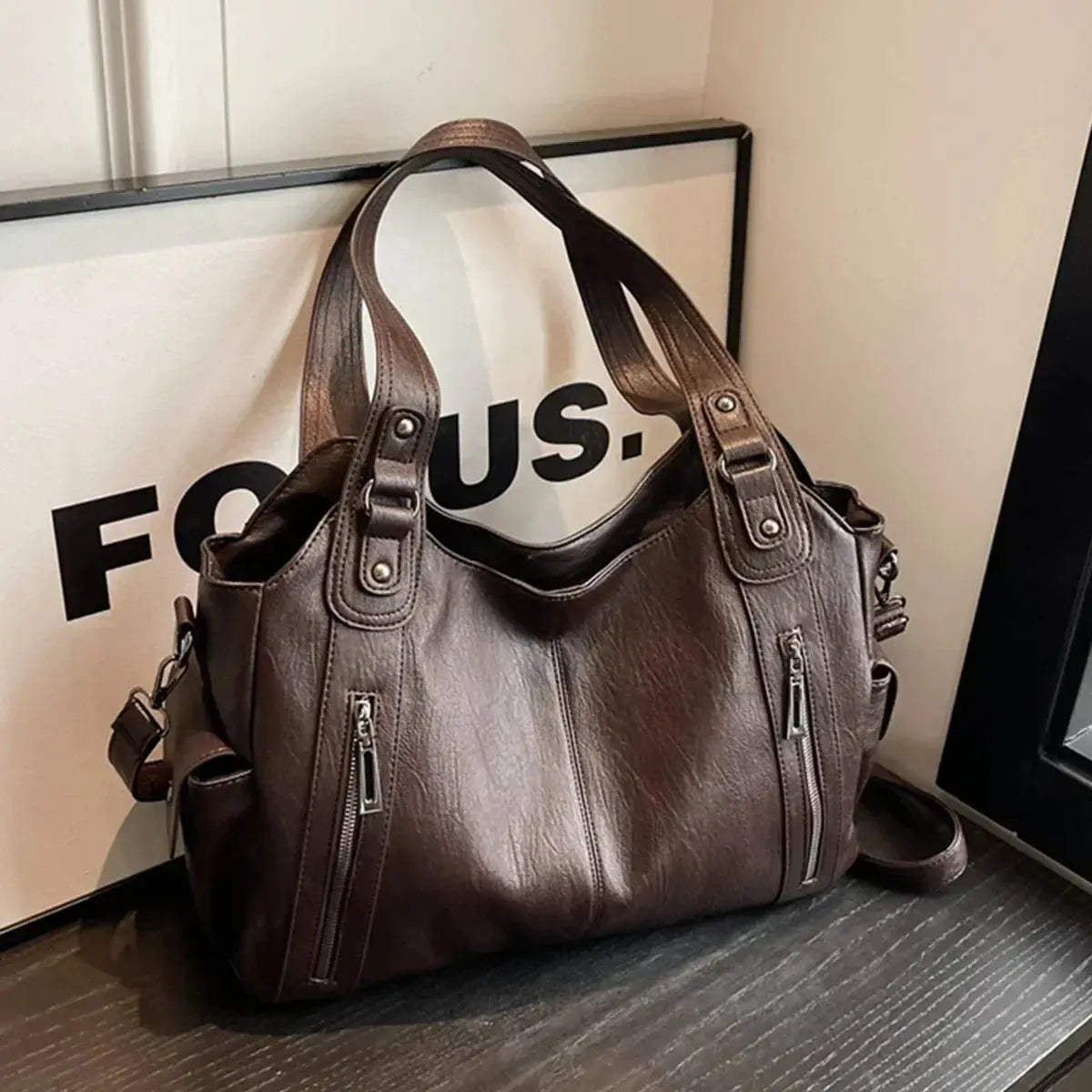 Iris | Sac à main cuir cabas Leather&Carry