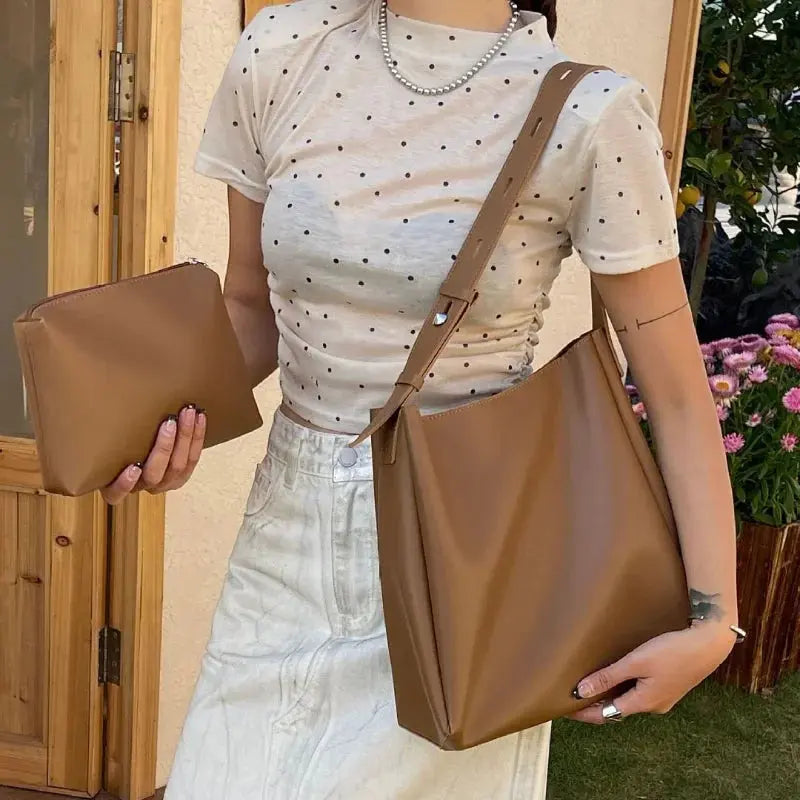 Lavinia | Sac à main cabas en cuir souple Leather&Carry