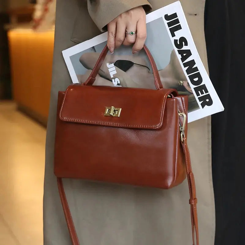 Lorie | Sac à main en cuir souple Leather&Carry