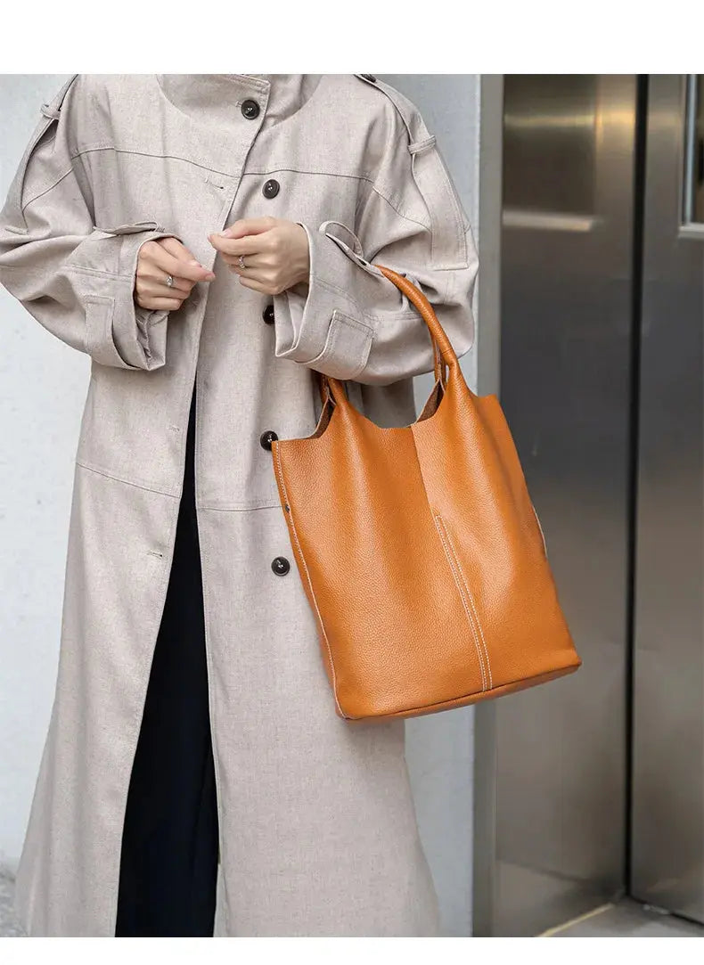 Olympia | Sac à main cuir véritable Leather&Carry