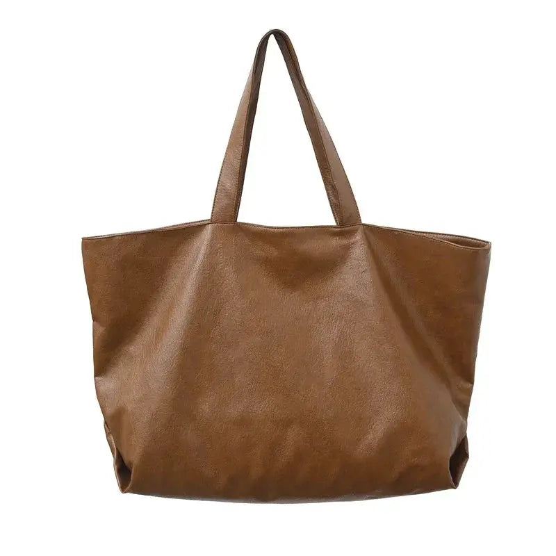 Opaline | Sac à main cabas large en cuir Leather&Carry