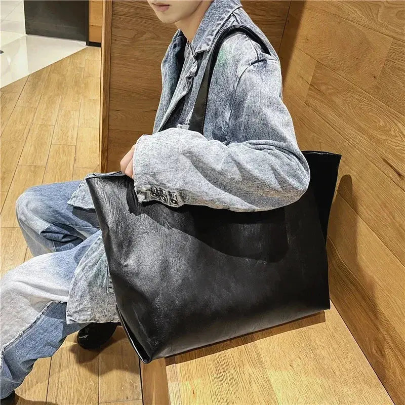 Opaline | Sac à main cabas large en cuir Leather&Carry