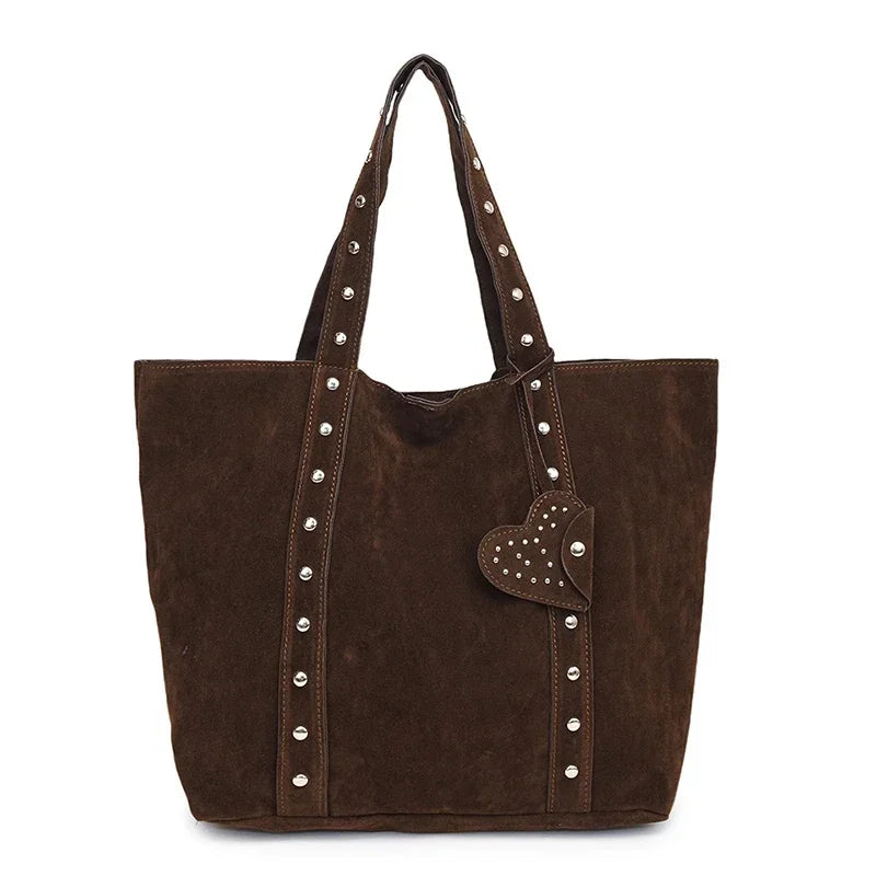 Sac De Cours En Faux Suédé - Karile Leather&Carry