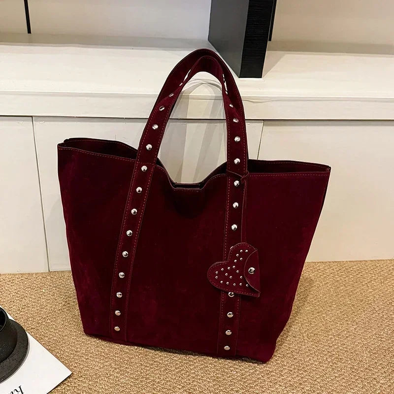 Sac De Cours En Faux Suédé - Karile Leather&Carry