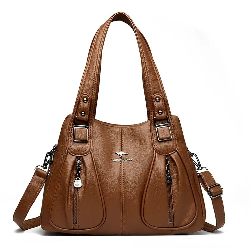 Sac À Main De Cours En Cuir de Veau - Sarine Leather&Carry