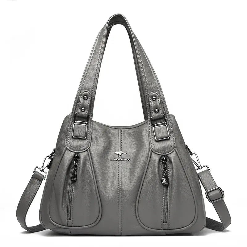 Sac À Main De Cours En Cuir de Veau - Sarine Leather&Carry
