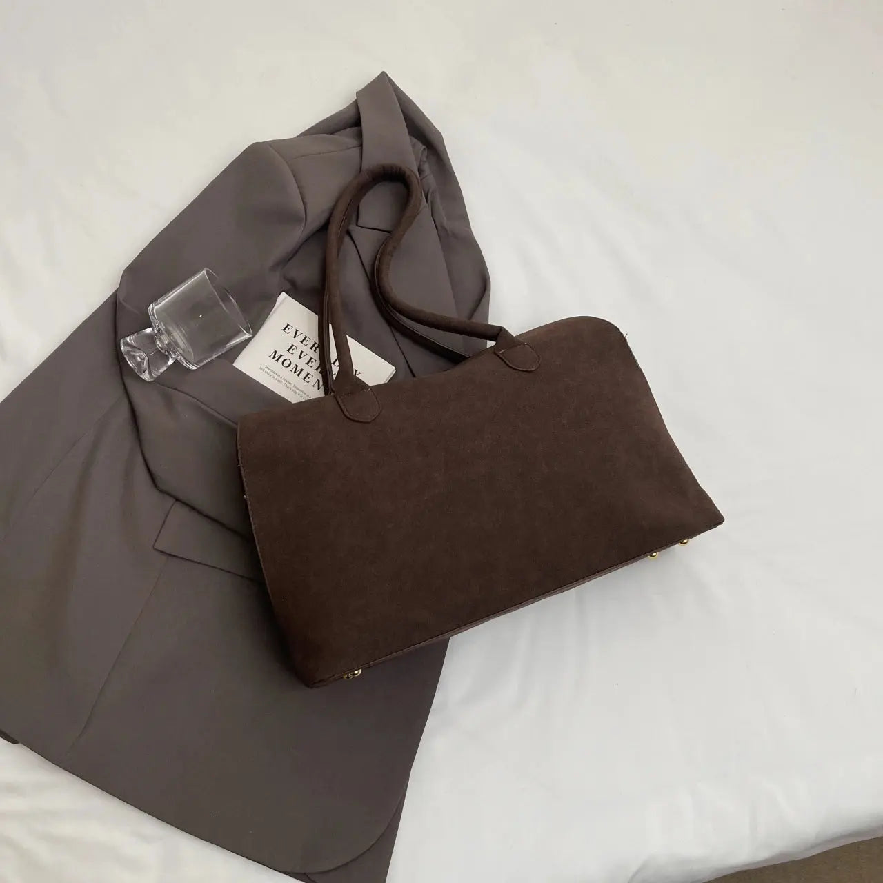 Sac De Cours En Faux Suédé - Karile Leather&Carry