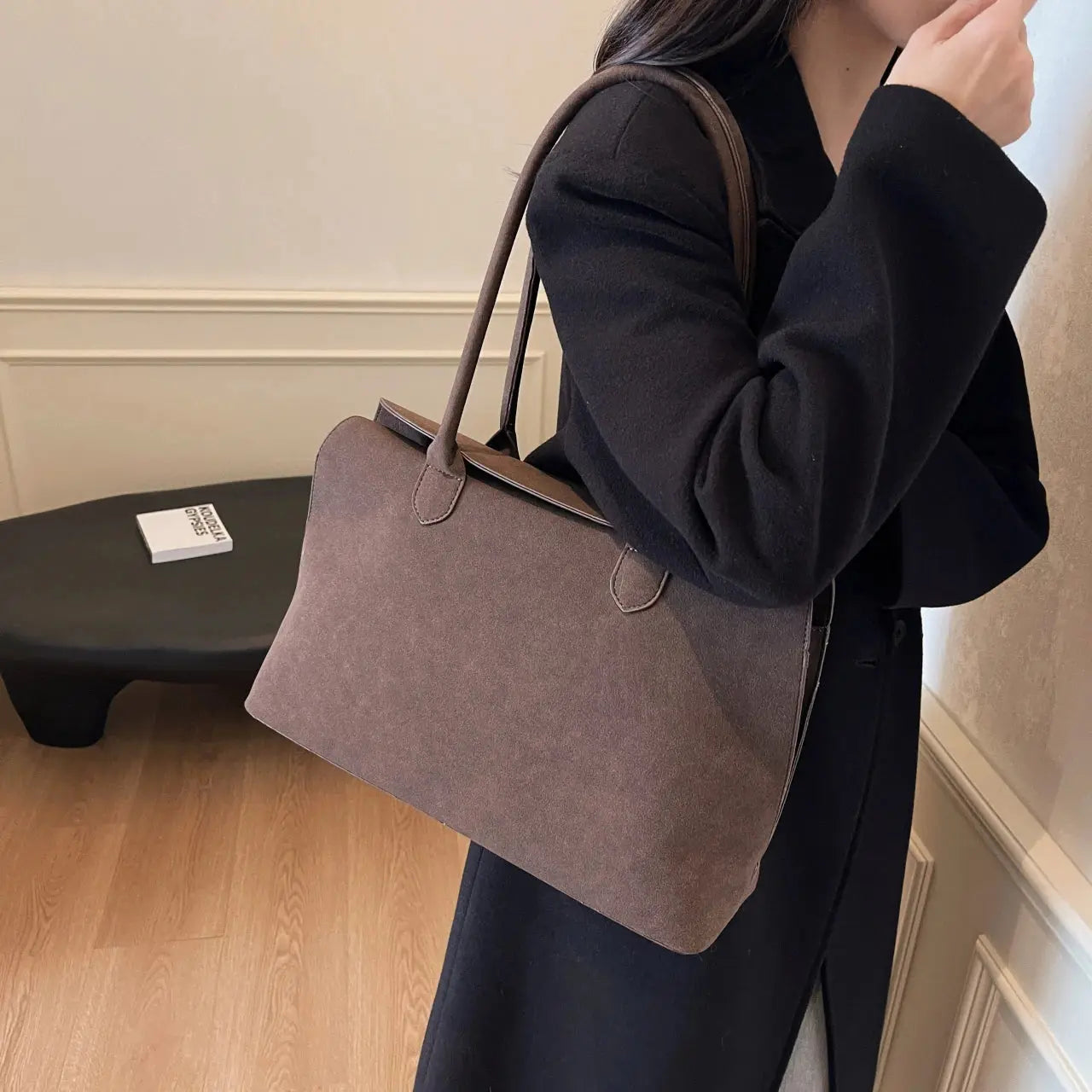 Sac De Cours En Faux Suédé - Karile Leather&Carry