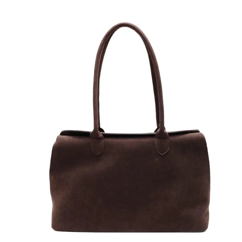 Sac De Cours En Faux Suédé - Karile Leather&Carry
