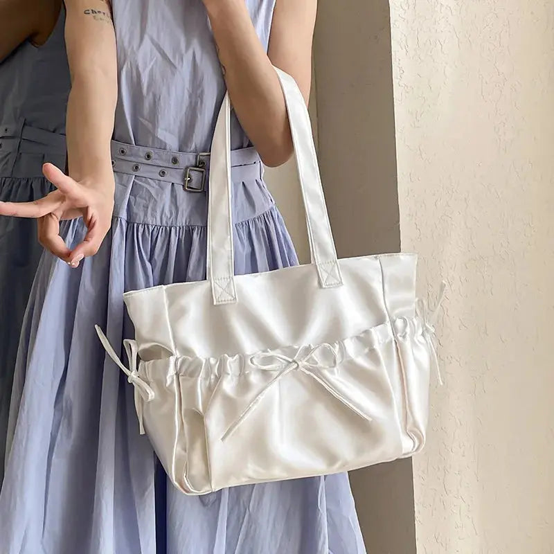 Sac à Main De Cours En Satin - Gladys Leather&Carry