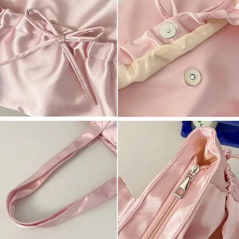 Sac à Main De Cours En Satin - Gladys Leather&Carry