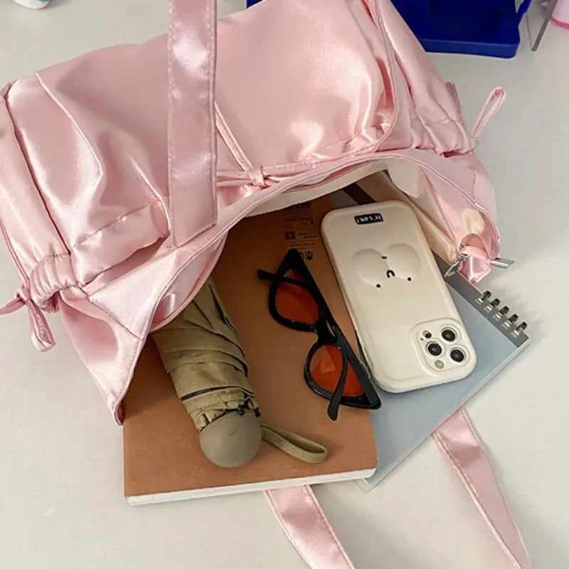 Sac à Main De Cours En Satin - Gladys Leather&Carry