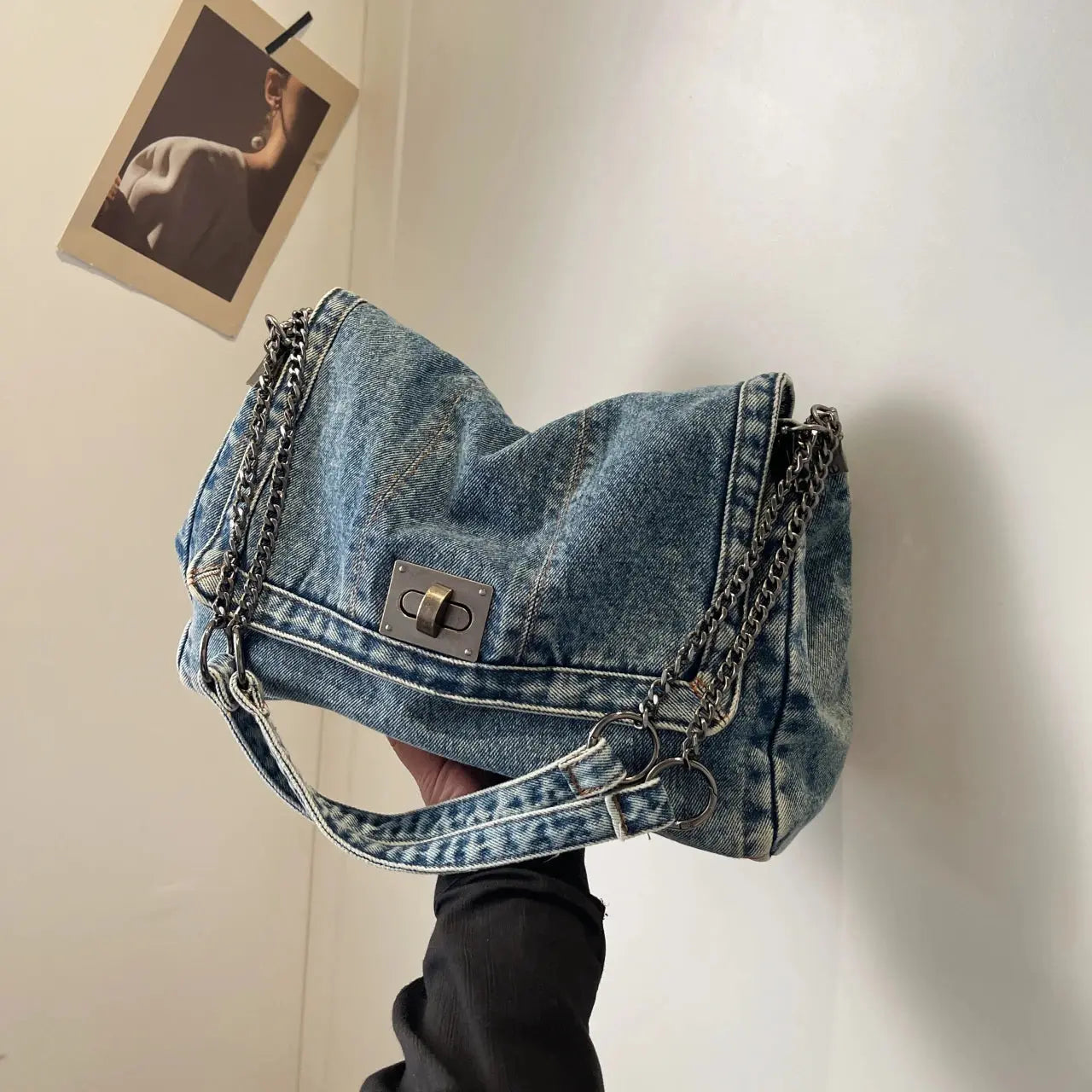 Sac à Main Jean Vintage - Dreni Leather&Carry