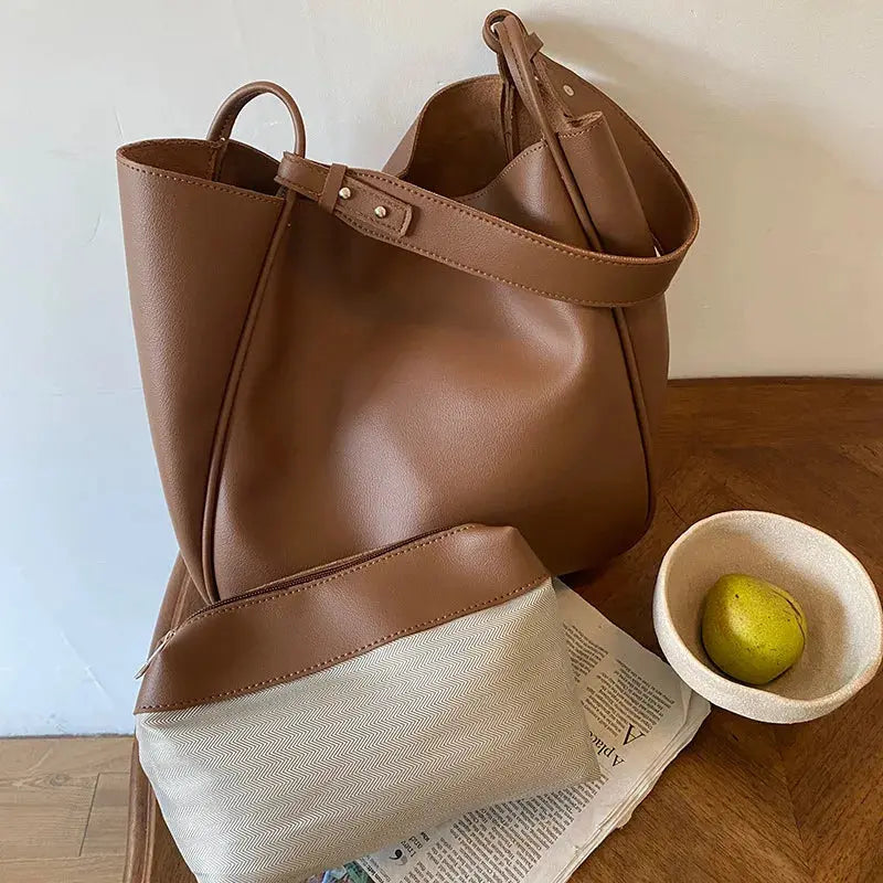 Sac à main de cours élégant - Kelly Leather&Carry