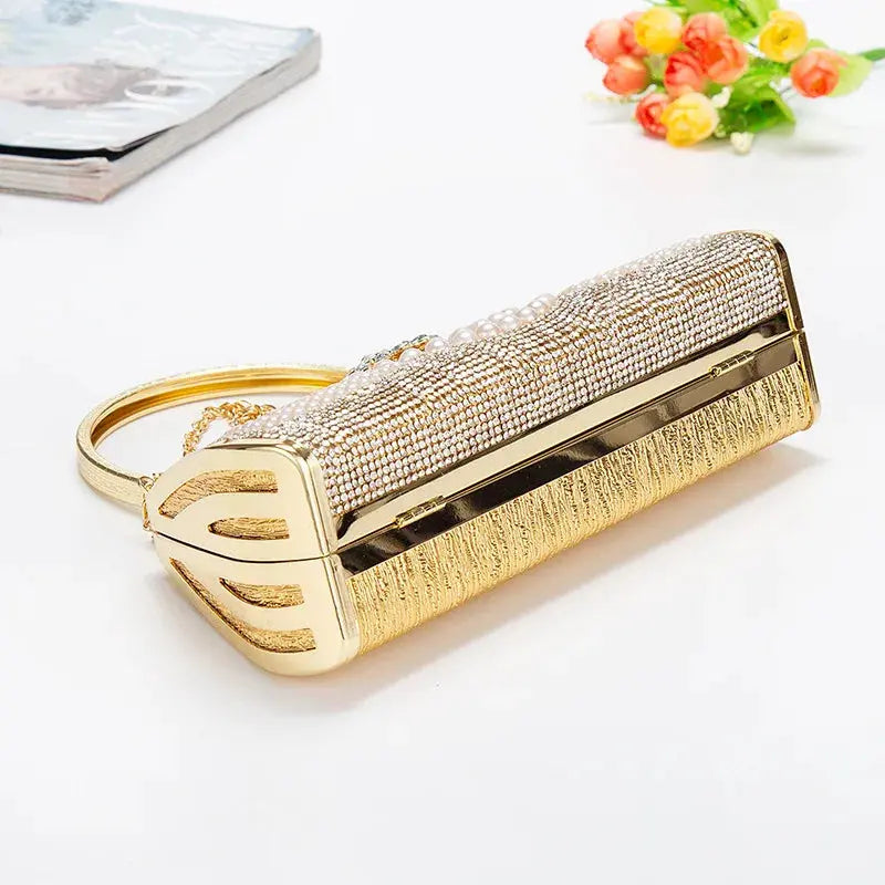 Sacha | Pochette à main perle luxe Leather&Carry