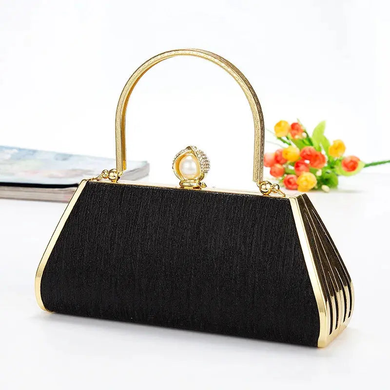 Sacha | Pochette à main perle luxe Leather&Carry