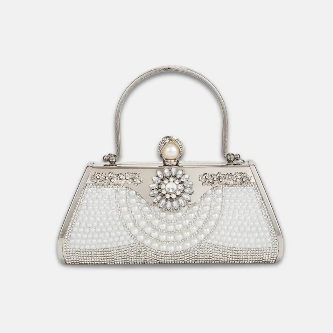 Sacha | Pochette à main perle luxe Leather&Carry