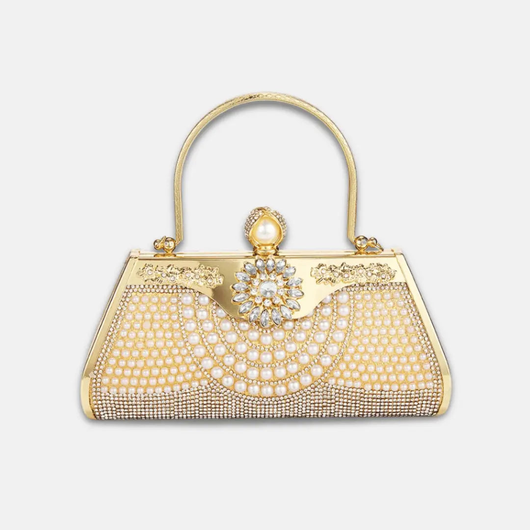 Sacha | Pochette à main perle luxe Leather&Carry