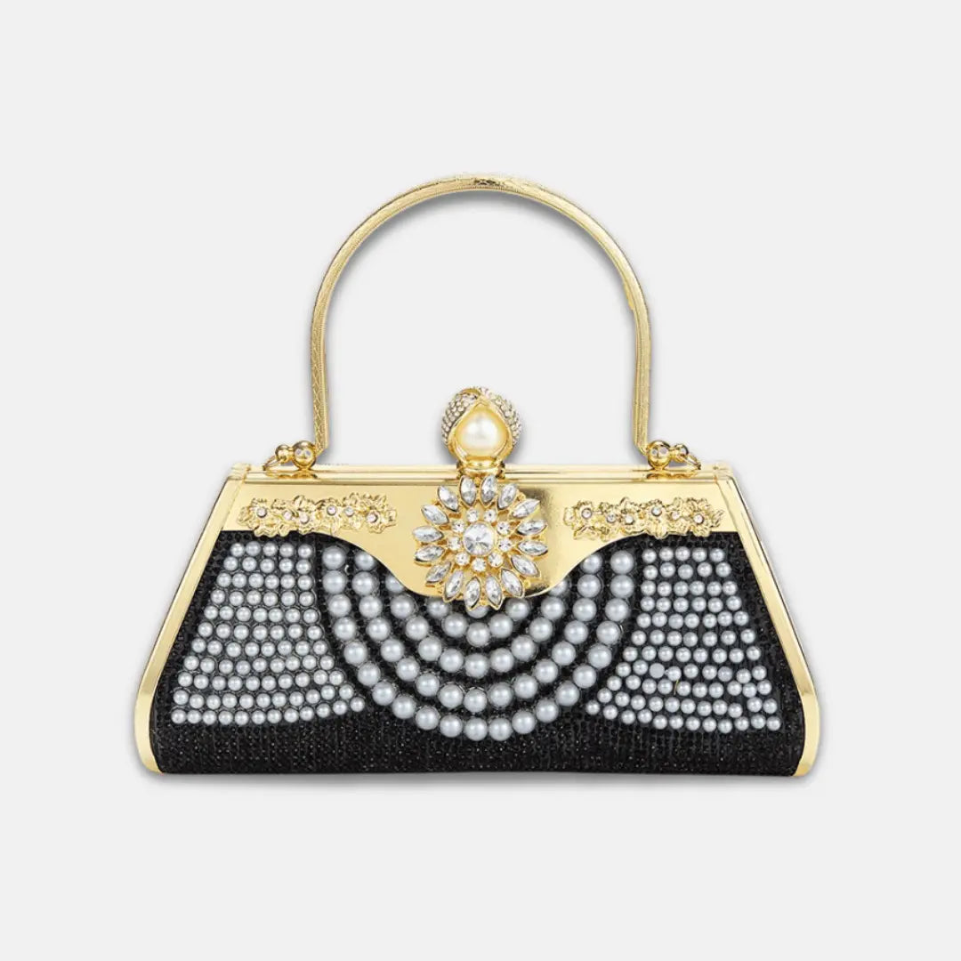 Sacha | Pochette à main perle luxe Leather&Carry