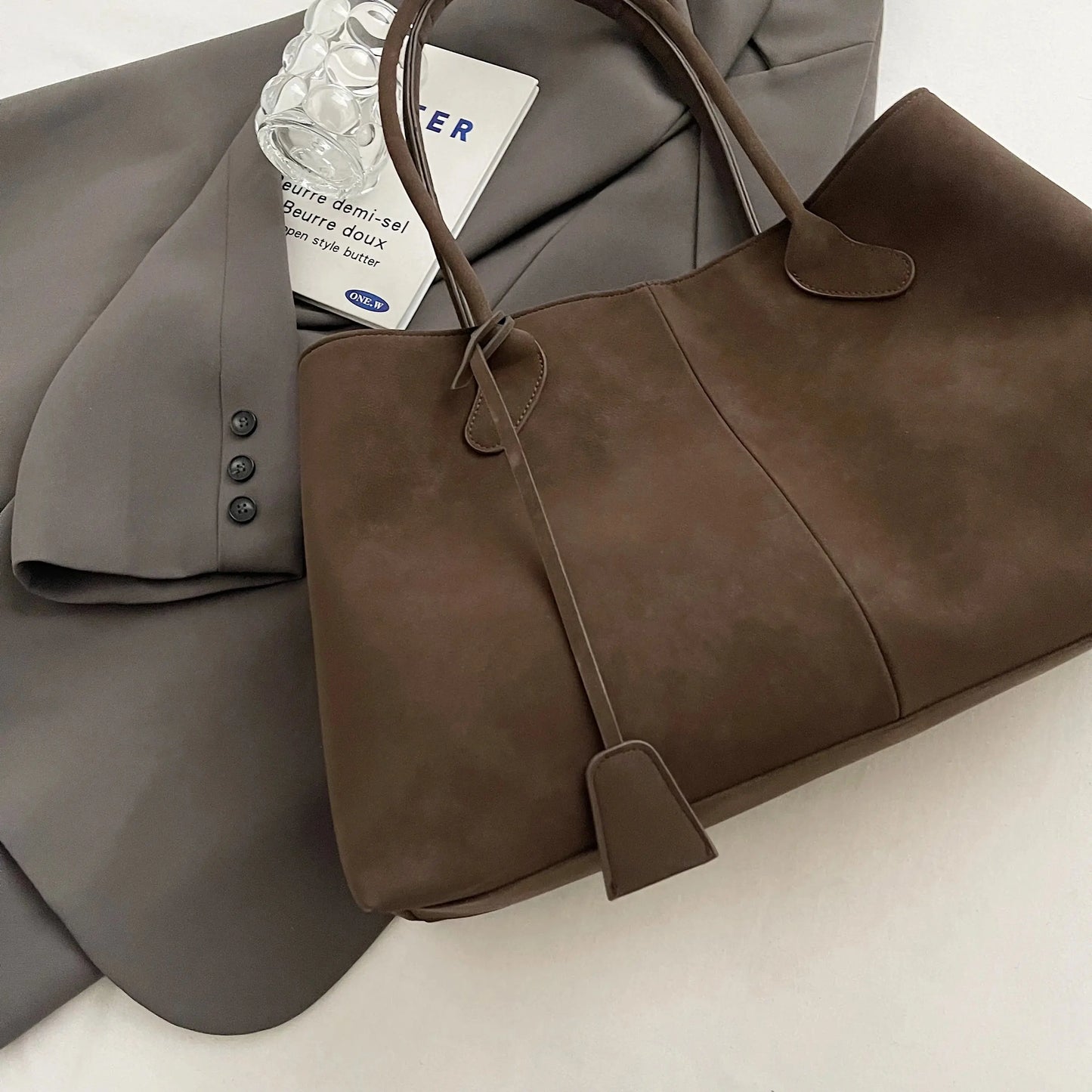Sophia | Sac à main cuir suède Leather&Carry