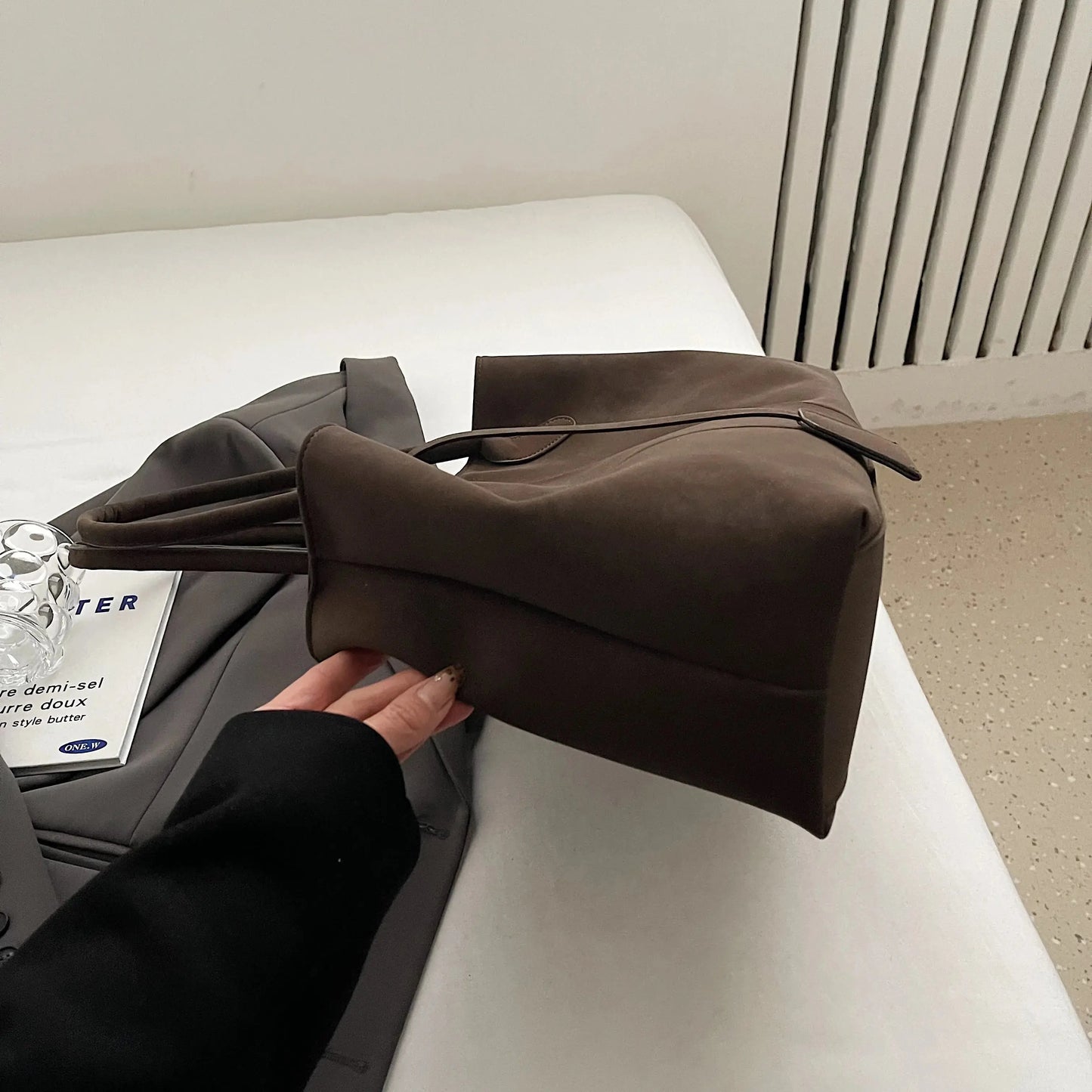 Sophia | Sac à main cuir suède Leather&Carry