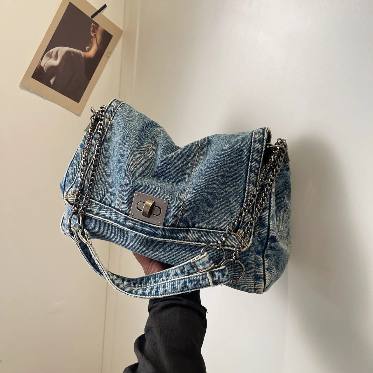 Sac à Main Jean Vintage - Dreni Leather&Carry