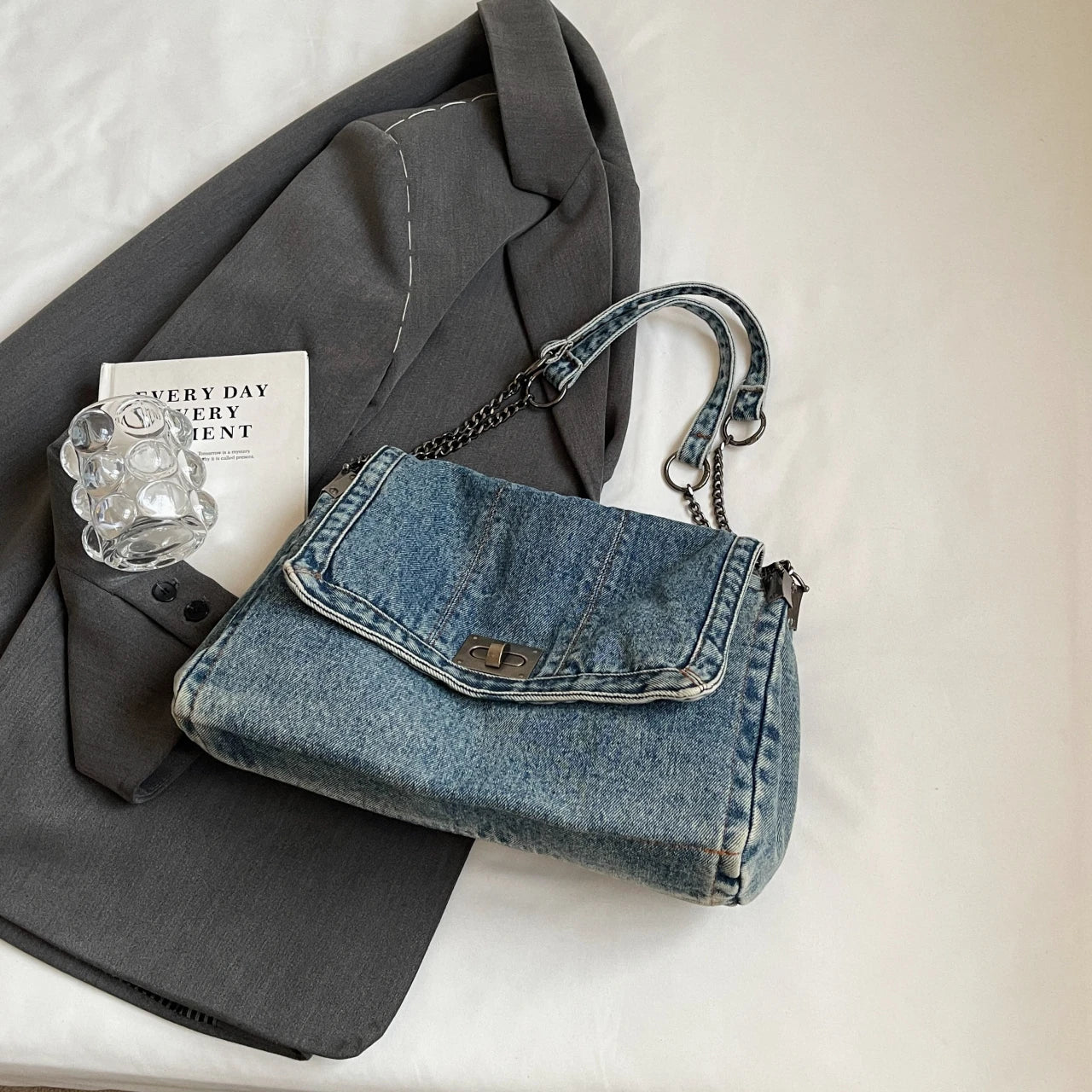 Sac à Main Jean Vintage - Dreni Leather&Carry