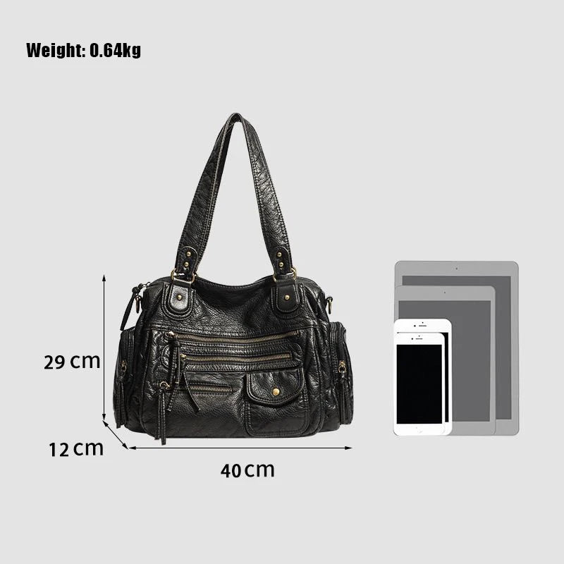 Grand Sac à Main de Cours - Gerlaine - Leather&Carry