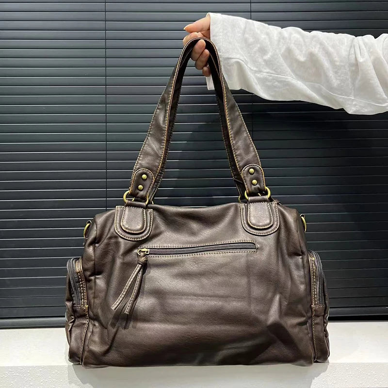 Grand Sac à Main de Cours - Gerlaine - Leather&Carry