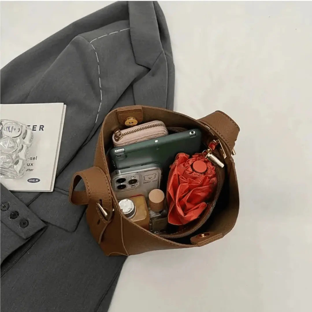 Sac À Main De Cours Étudiante - Célestine - Leather&Carry