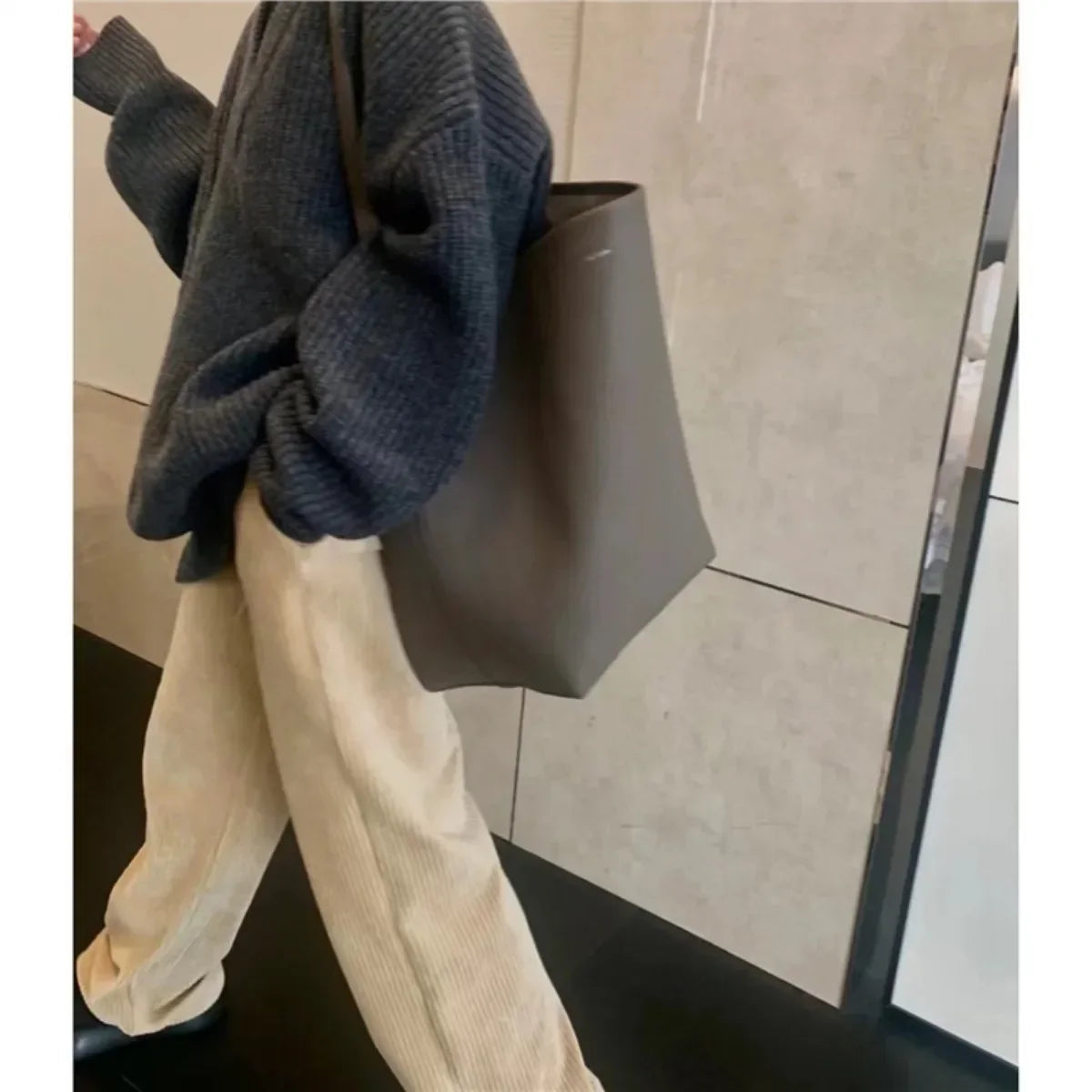 Grand Sac à Main fourre-tout - Glacia - Leather&Carry
