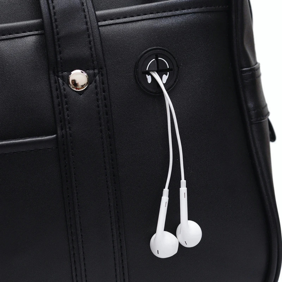 Sac De Cours Imperméable Inspiration Japon - Ayane - Leather&Carry