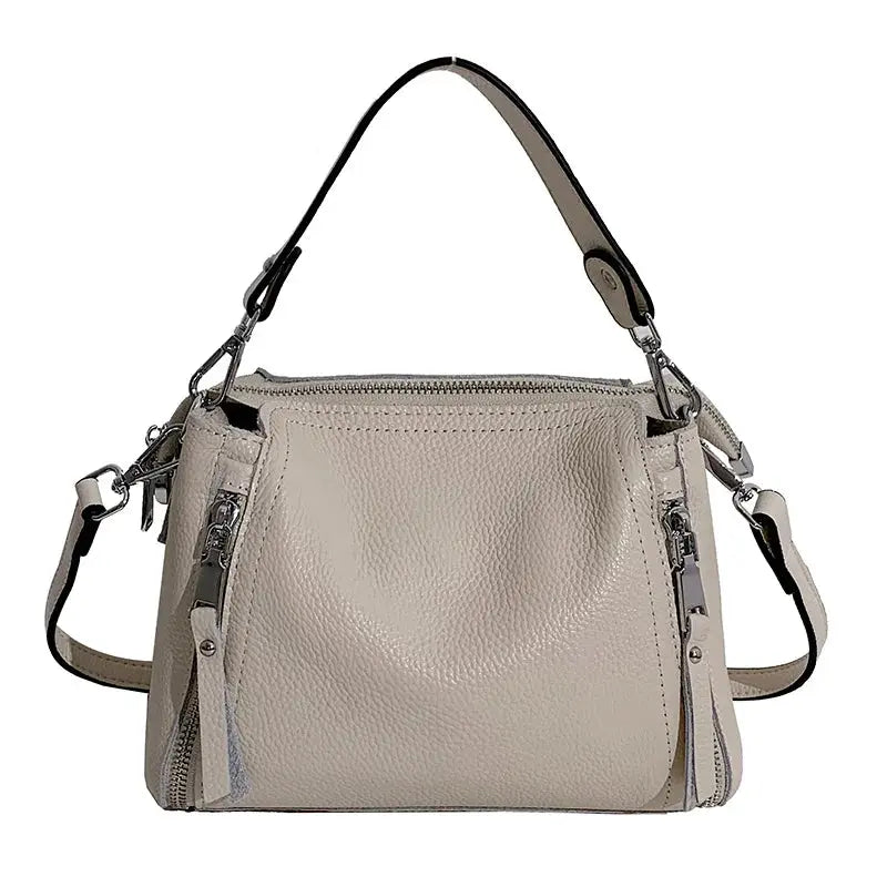 100% Genuine Leather Women Handbags Cowhide Women Shoulder bag Fashion Luxury Ladies Messenger Bags High Quality Female Tote bag Leather&Carry