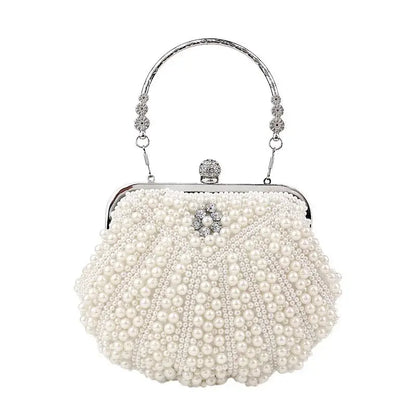 Basma | Sac à main perle forme coquillage Leather&Carry