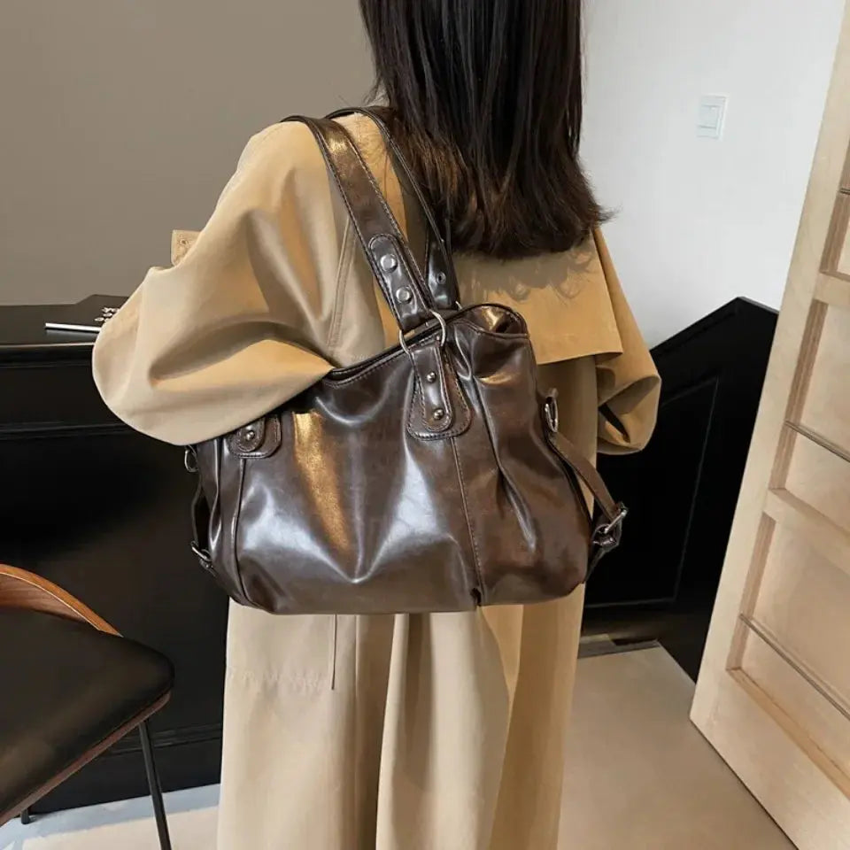 Dahlia | sac à main cabas pratique Leather&Carry