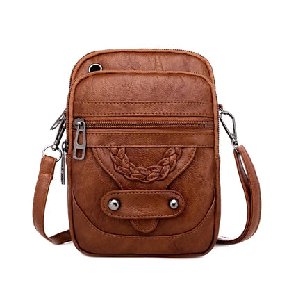Diana | Pochette avec bandoulière cosy Leather&Carry
