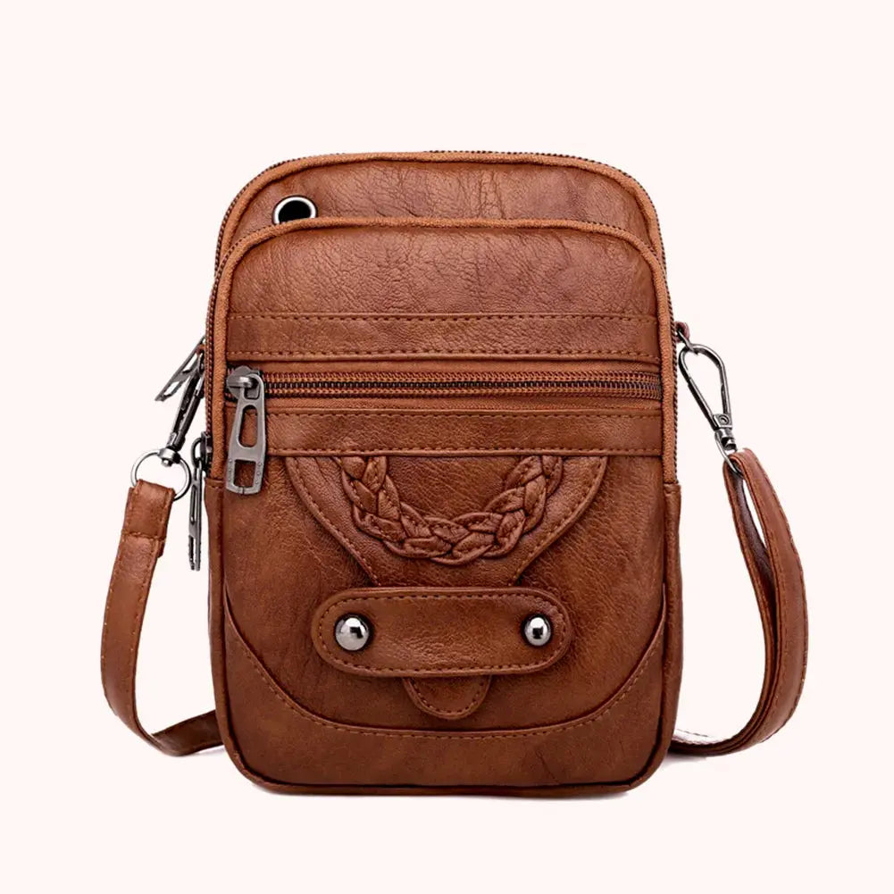 Diana | Pochette avec bandoulière cosy Leather&Carry
