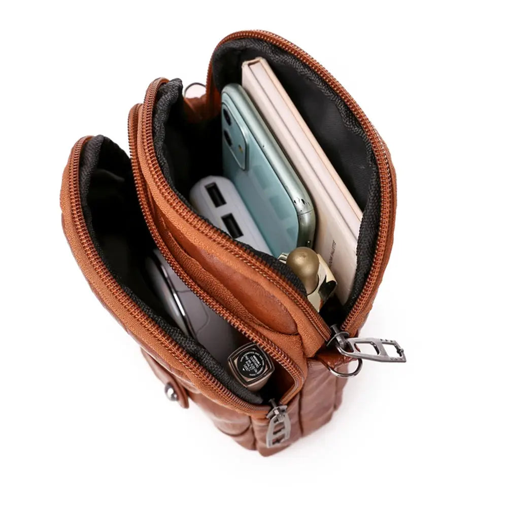 Diana | Pochette avec bandoulière cosy Leather&Carry
