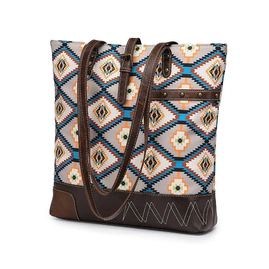 Dorly | Sac à main cabas motif Leather&Carry