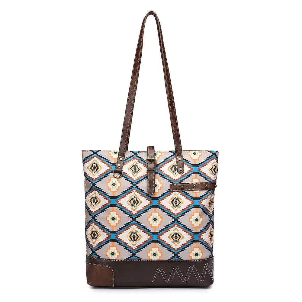 Dorly | Sac à main cabas motif Leather&Carry
