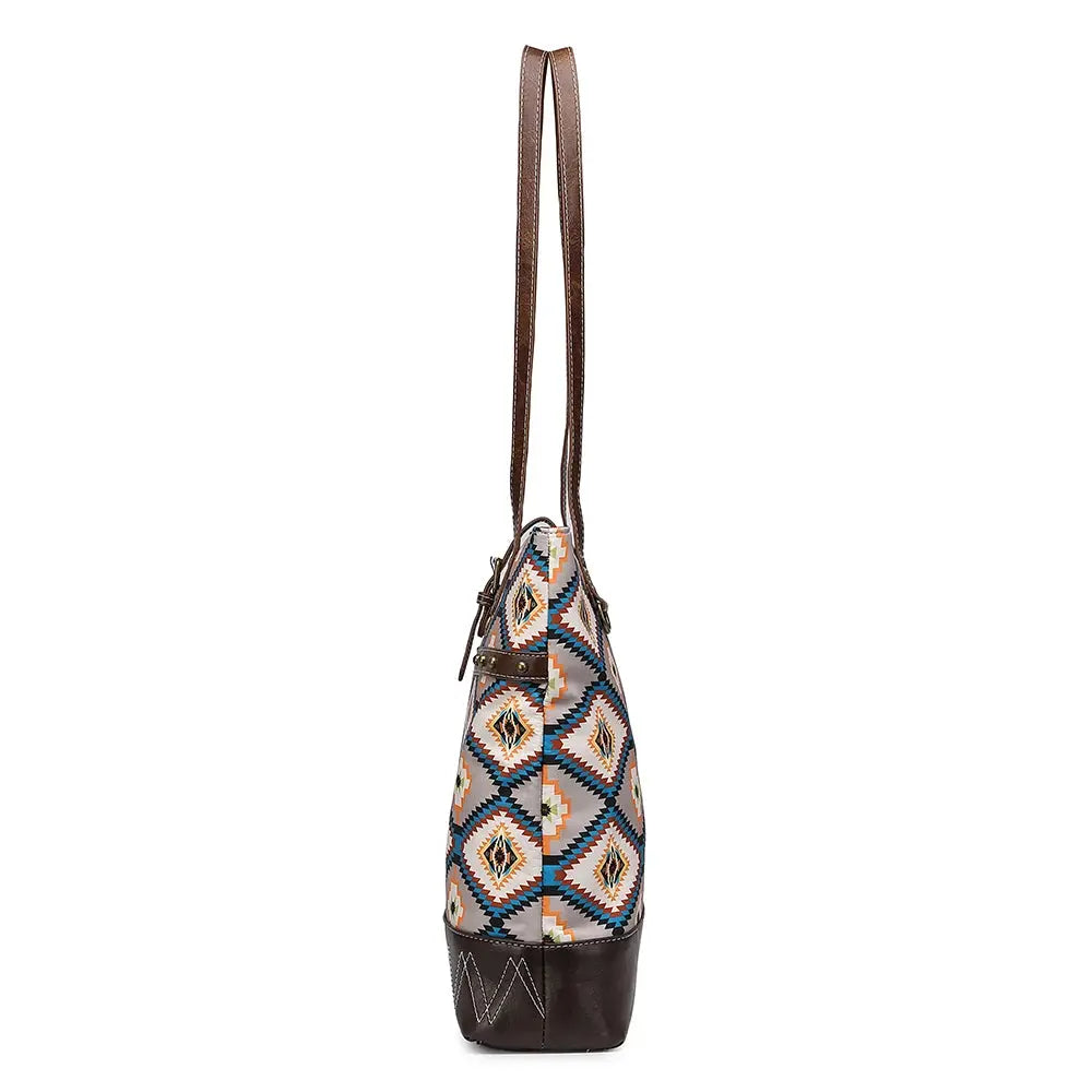 Dorly | Sac à main cabas motif Leather&Carry