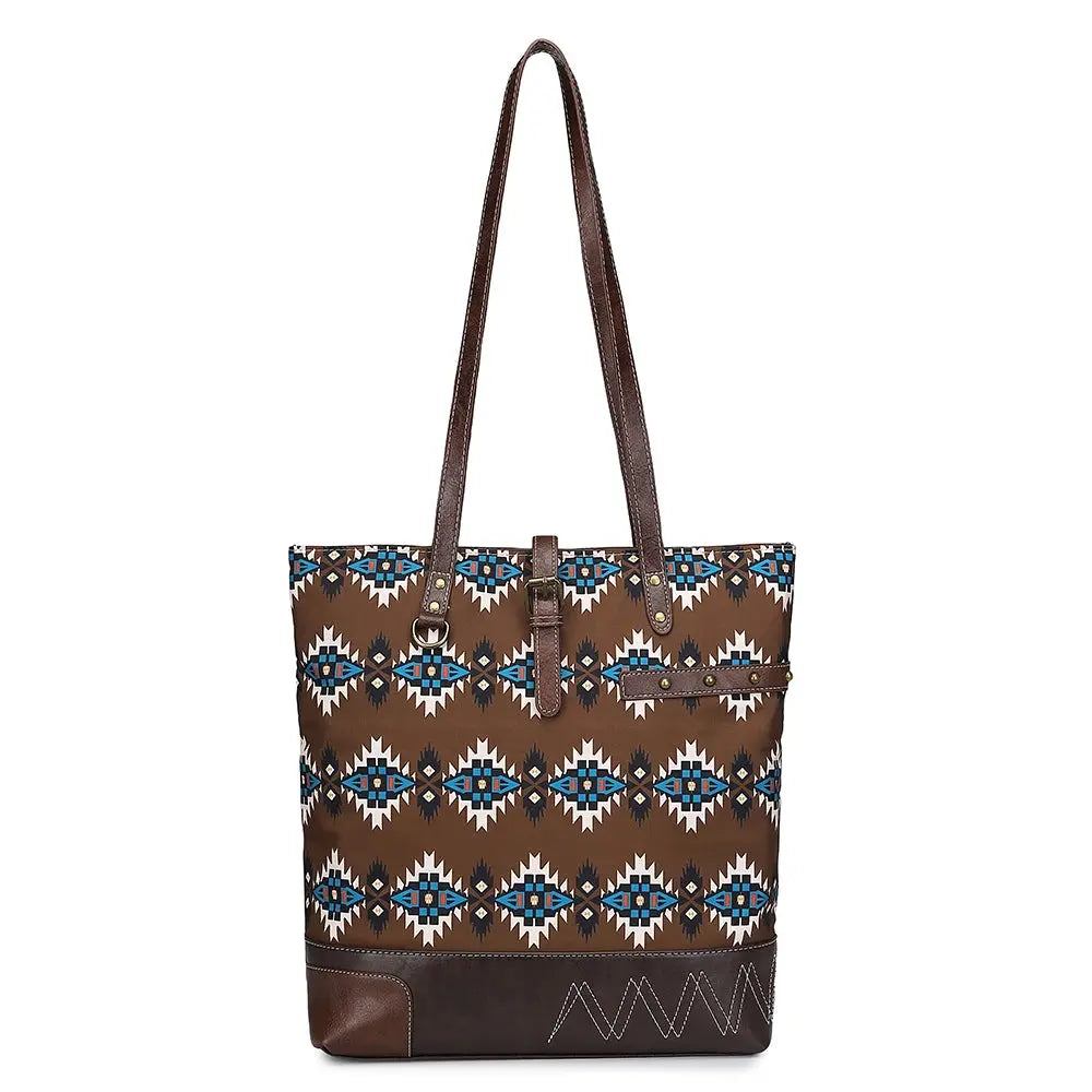 Dorly | Sac à main cabas motif Leather&Carry