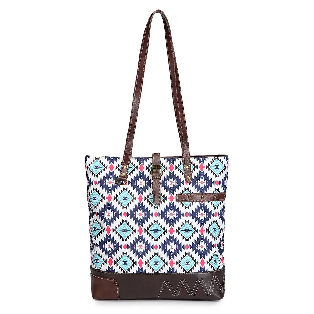 Dorly | Sac à main cabas motif Leather&Carry